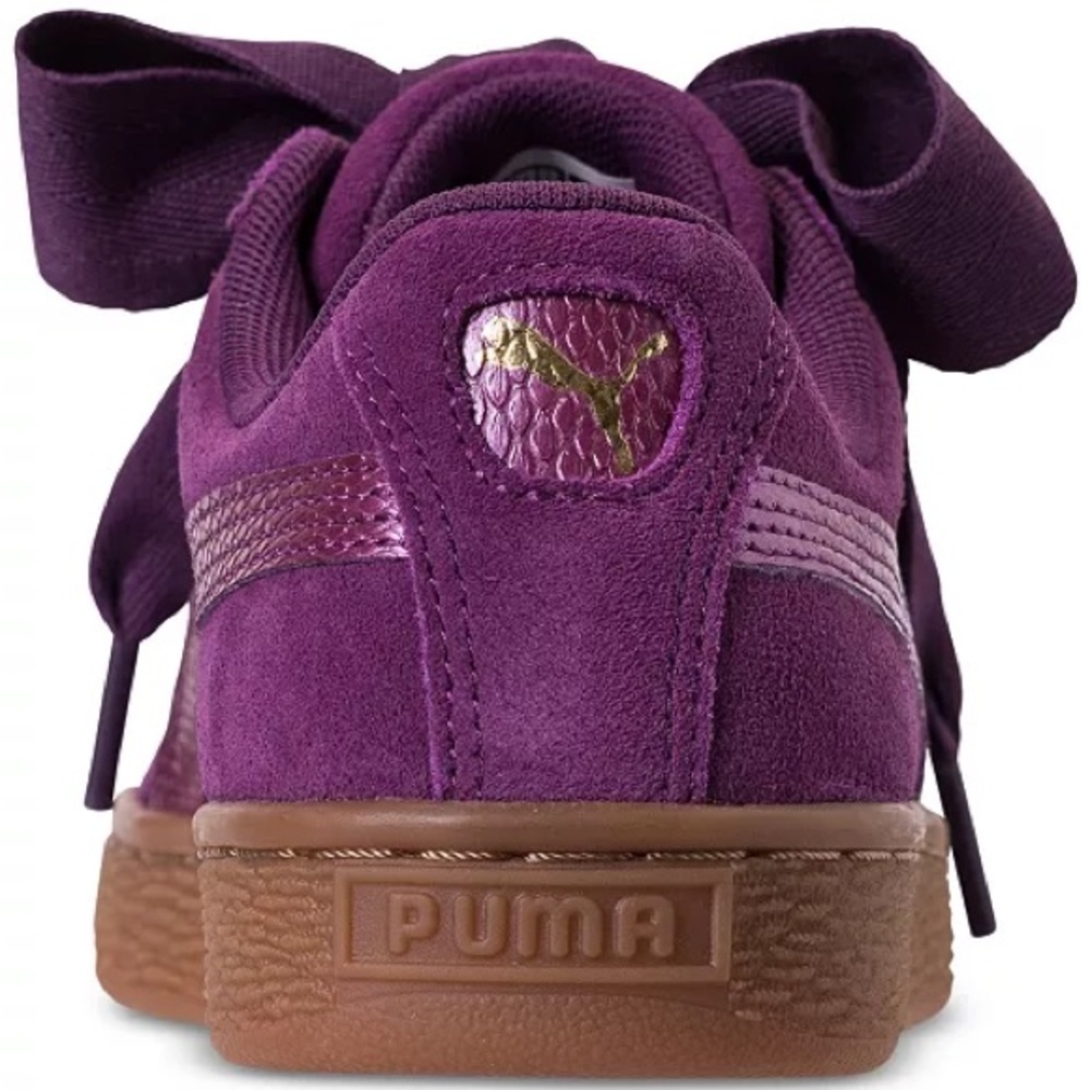 Toddler Size 5C Puma Purple Suede Sneakers‎ - Picture 4 of 9